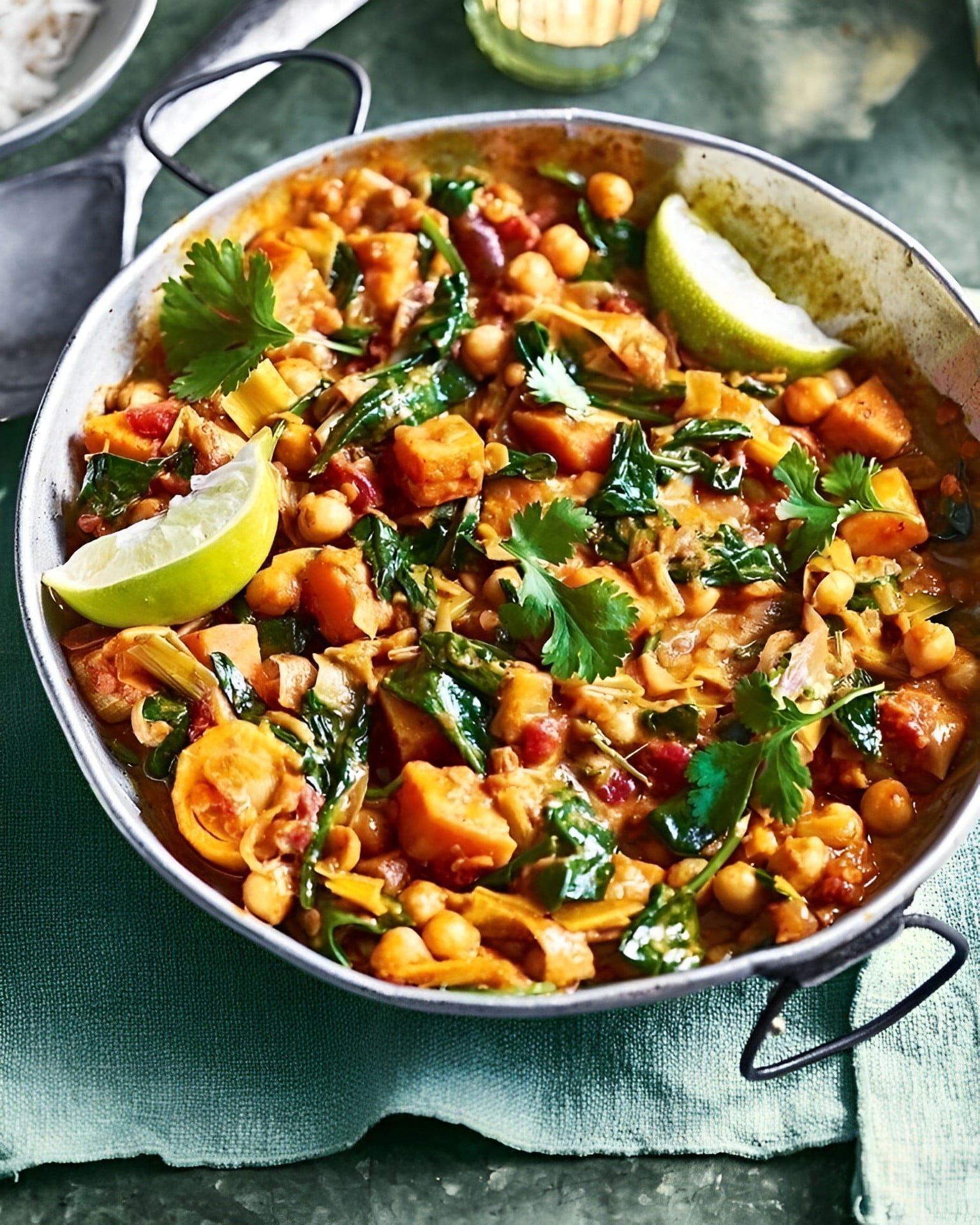 Delicious and Nutritious Chickpea and Spinach Curry
